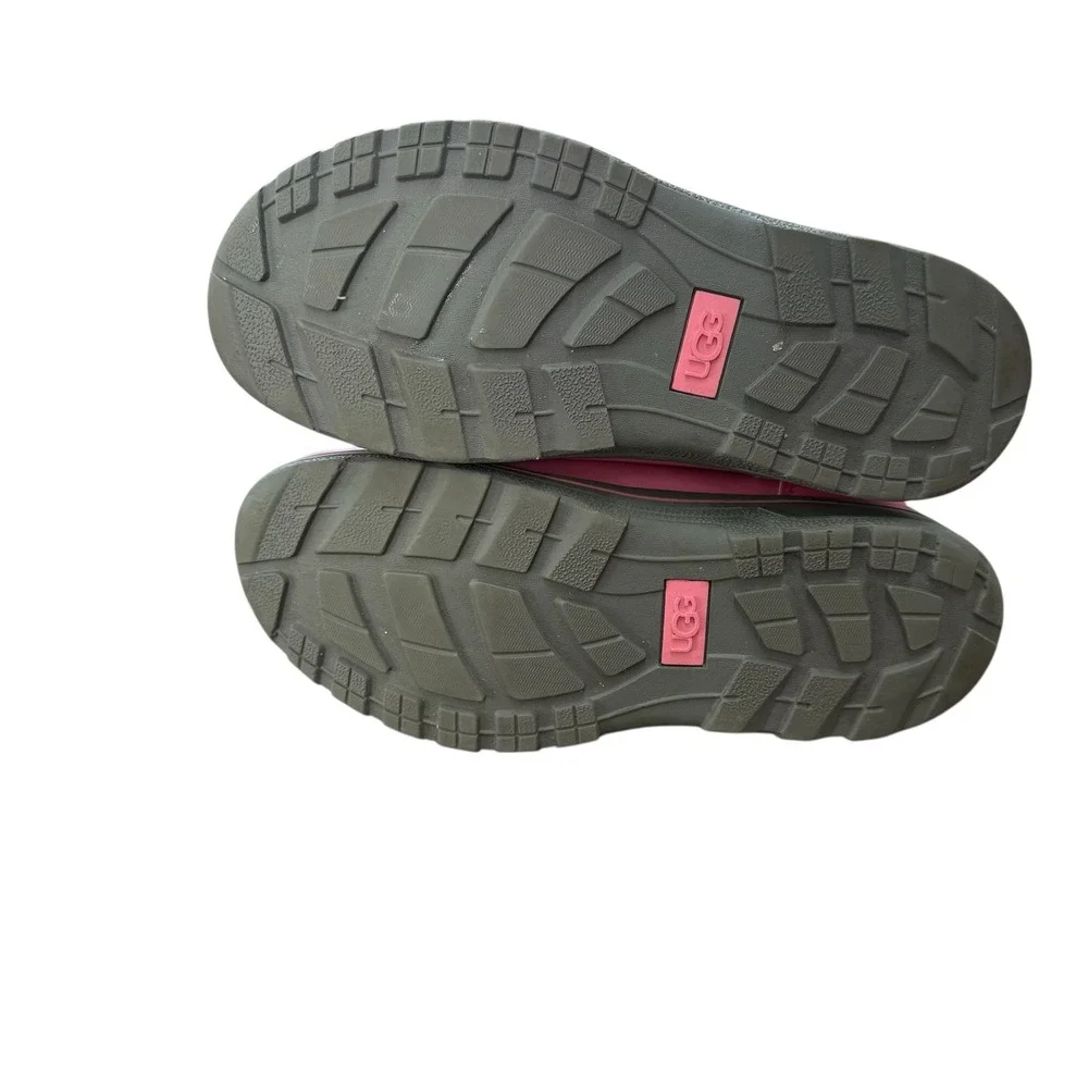 Ugg Kids Butte II Chromatic‎ Boots Pink Faux Fur Holographic